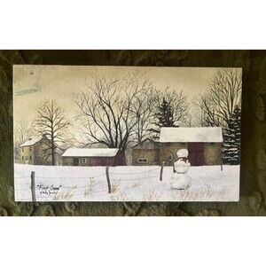 First Snow Canvas Art by Billy Jacobs